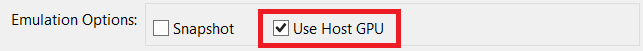 Use Host GPU
