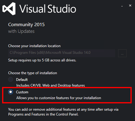 Installing Visual Studio Tools for Apache Cordova