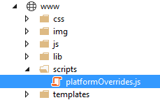 Copy platformsOverrides.js to the new scripts folder