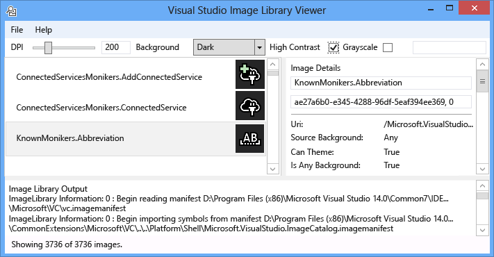 Image Library Viewer Background