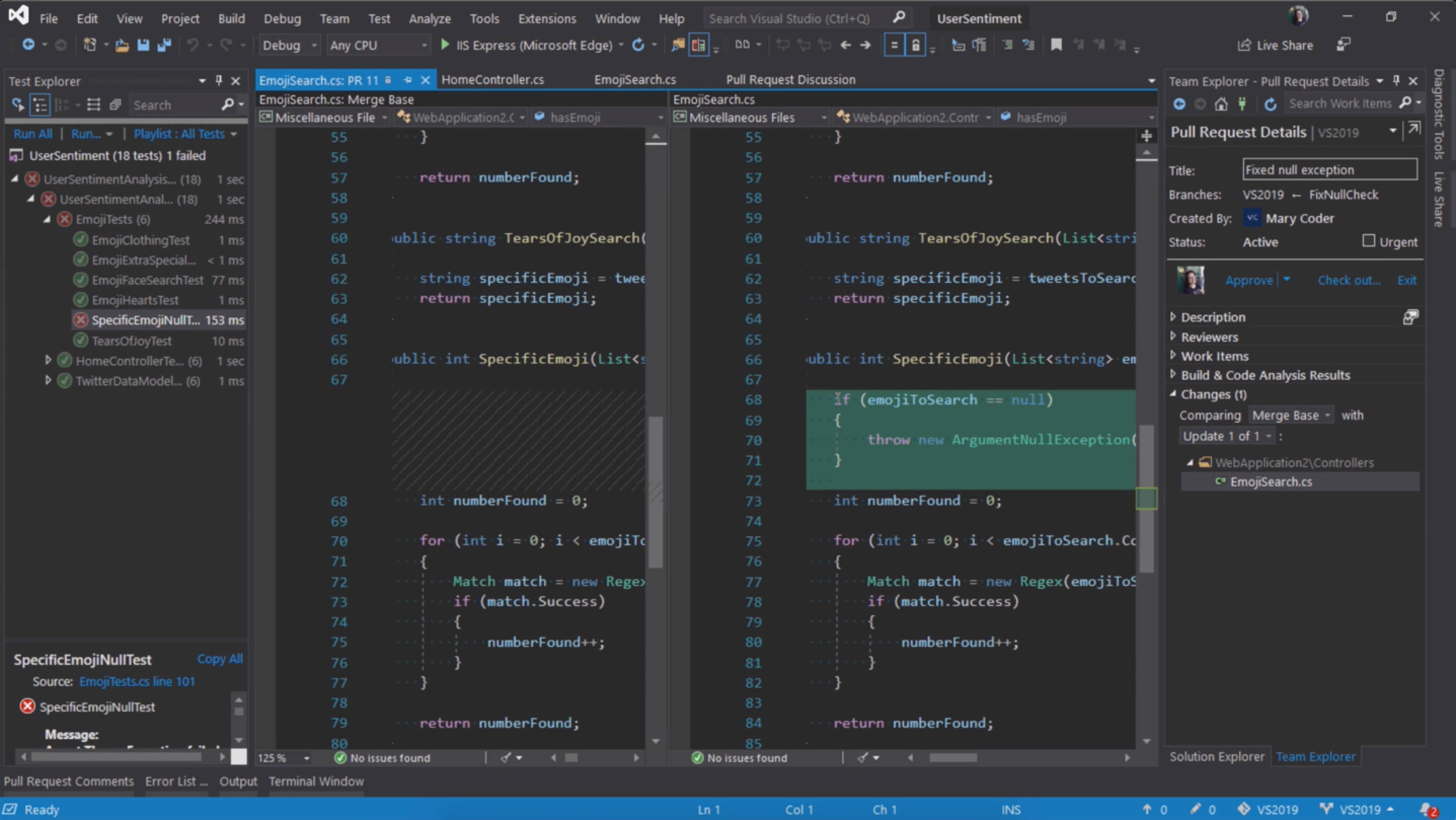 Скриншот нового стартового окна в Visual Studio 2019