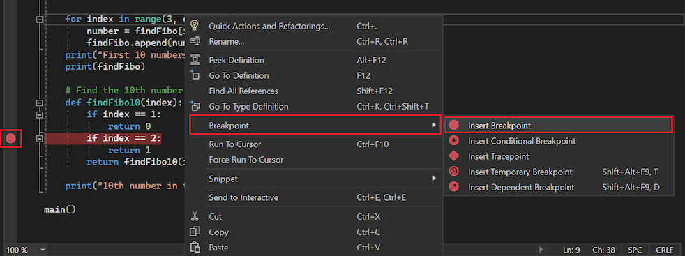 Breakpoints appearing in Visual Studio