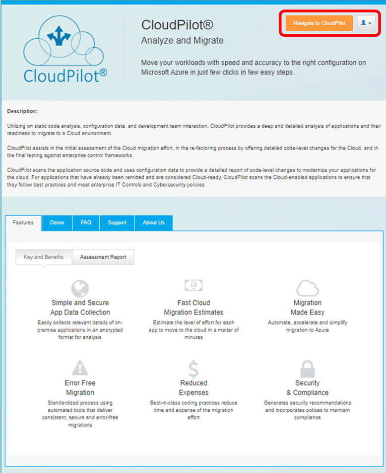 CloudPilot Product Page