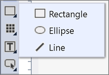 Odmiany narzędzi kształtu w Blend for Visual Studio