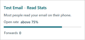 Test email - read stats.