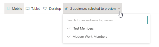 Audience targeting group label.