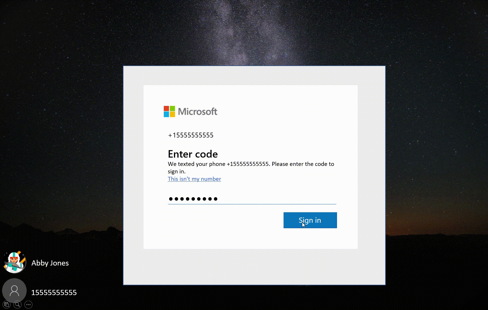 Signing in to Windows with password-less Microsoft accounts.