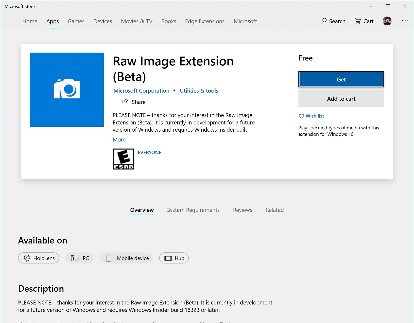 Improved RAW image formats support.