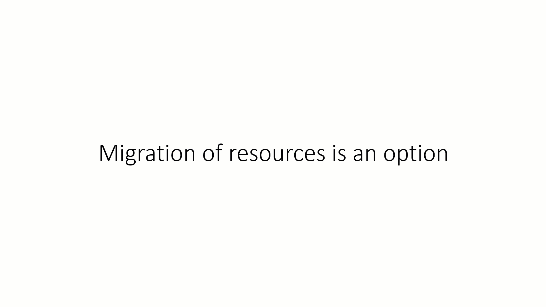 Build and Migrate