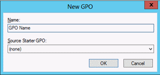 Screenshot that shows where to name the GPO so you can secure Domain Admins in Active Directory.