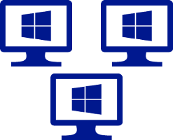 Illustration of VDI servers.