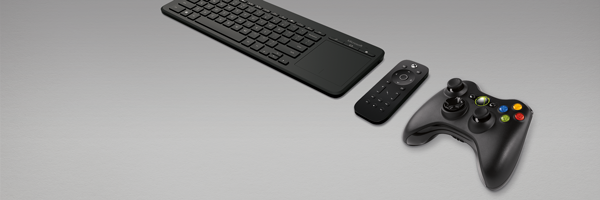 Keyboard, remote, and D-pad