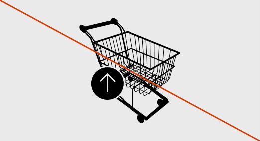 Screenshot of a complex and unfamiliar Shopping cart icon