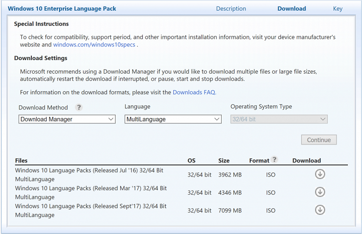 Windows 10 Volume License Media Windows Deployment Microsoft Docs