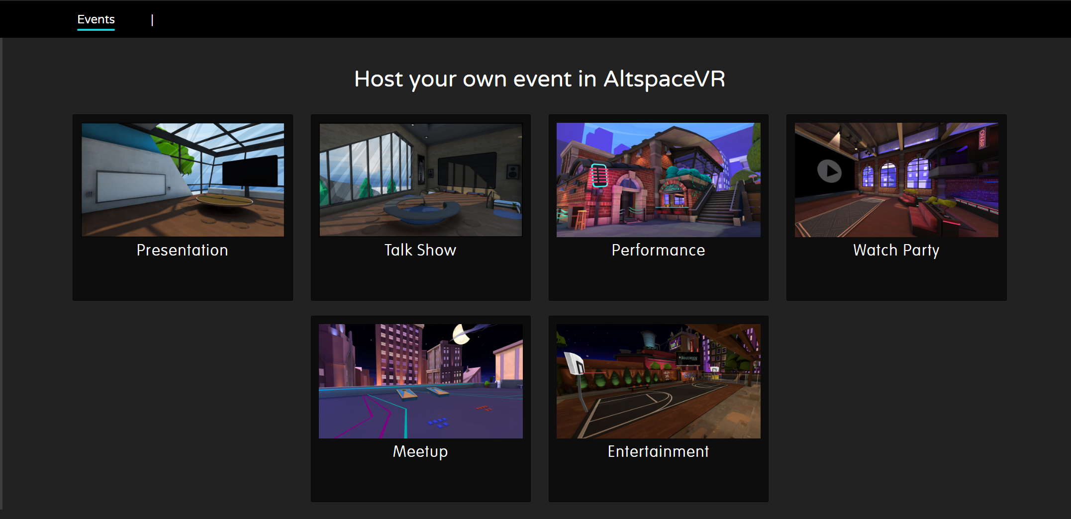 Event in AltspaceVR