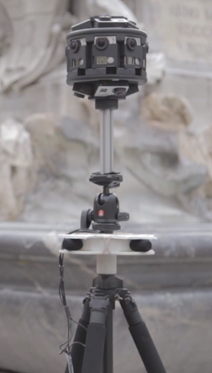 Custom-made camera and microphone rig