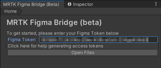 Figma Bridge - Enter Token