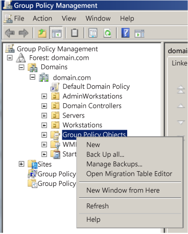 change default location of computers in active directory