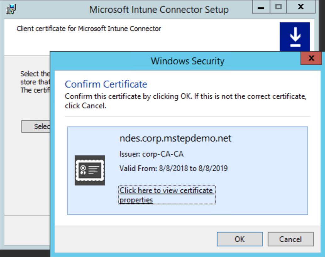 Intune Connector Install 05.