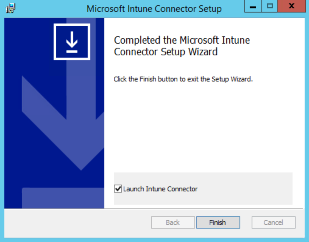 Intune Connector install 07.