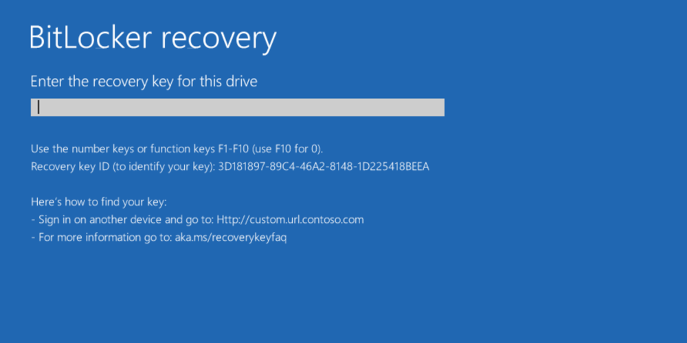 BitLocker recovery guide (Windows 10) Microsoft 365