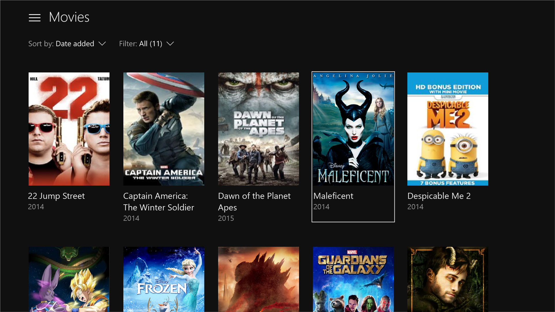 xbox one tv apps