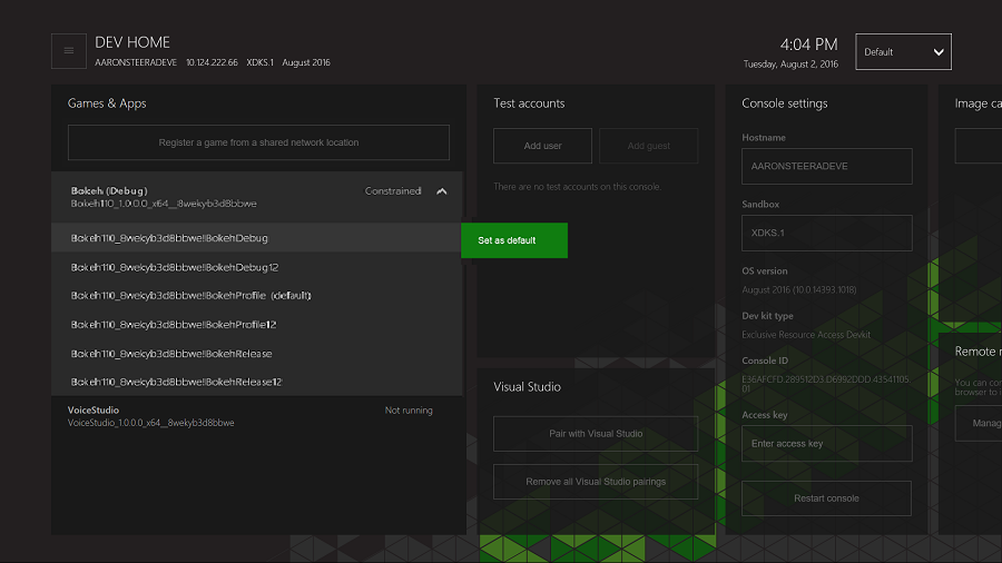 how to set a profile as home on xbox one