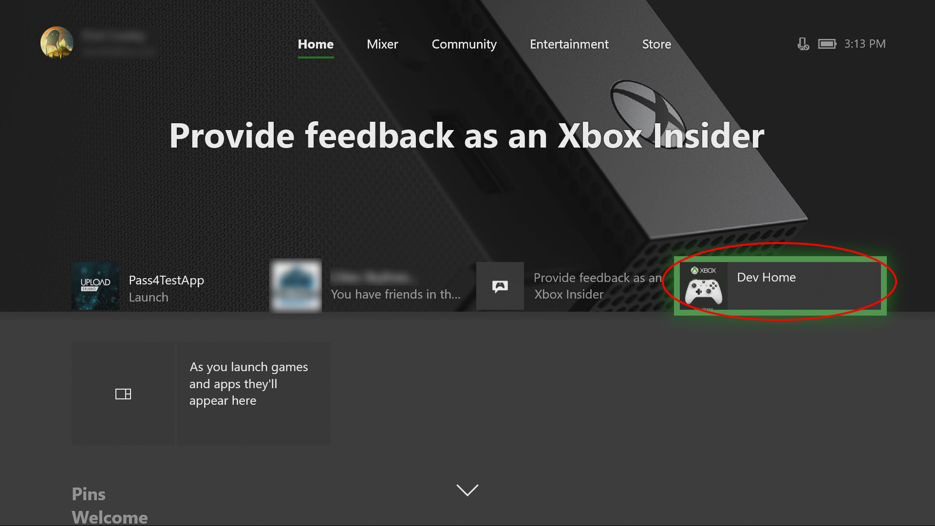 how to make profile home on xbox one