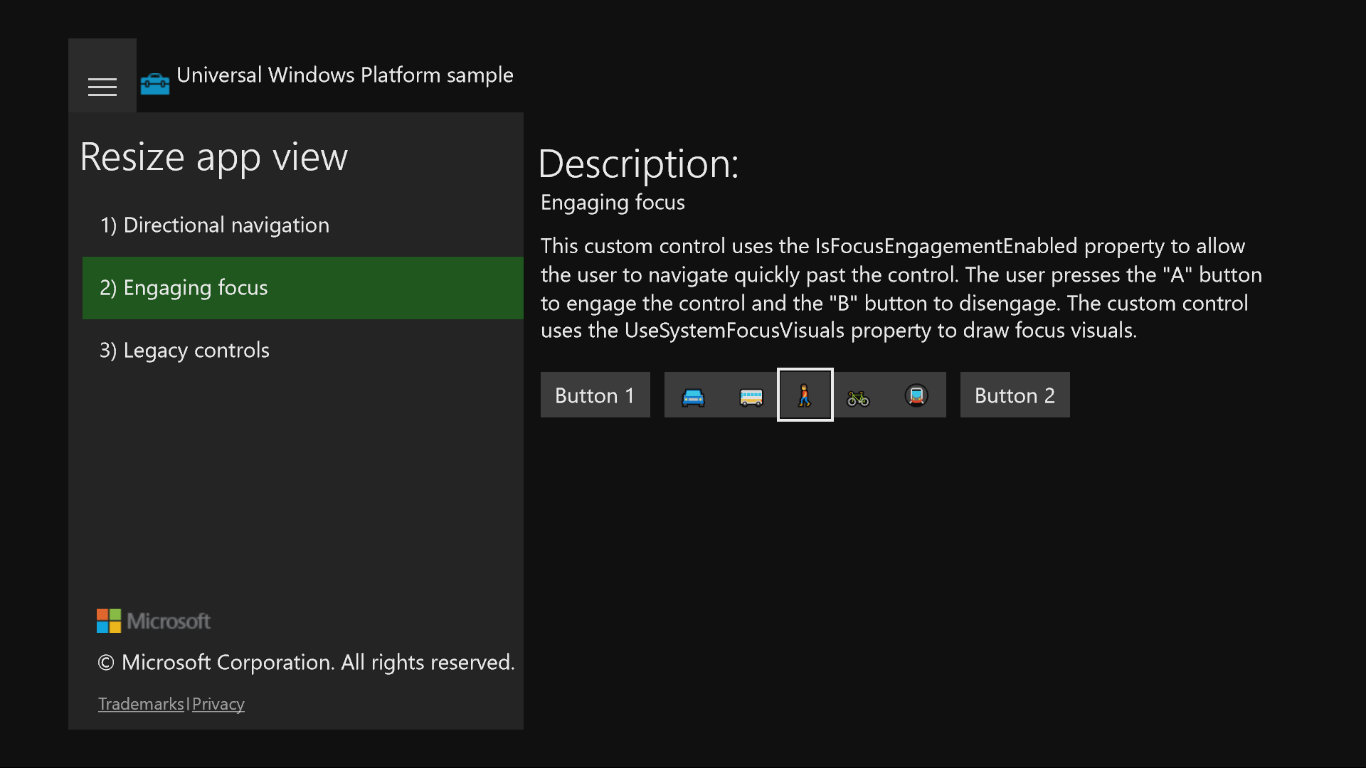UWP on Xbox One samples - UWP applications | Microsoft Docs
