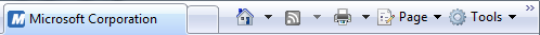 screen shot of toolbar's common icons not labeled 