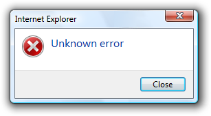 window error message