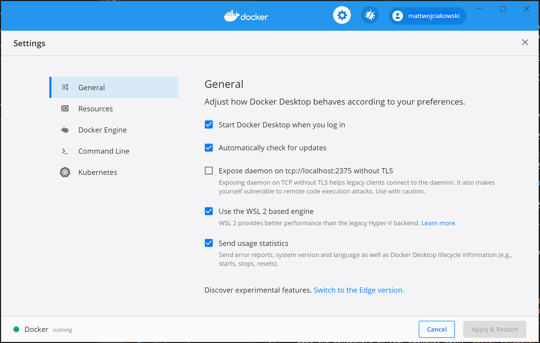 Get started with Docker containers on WSL  Microsoft Docs