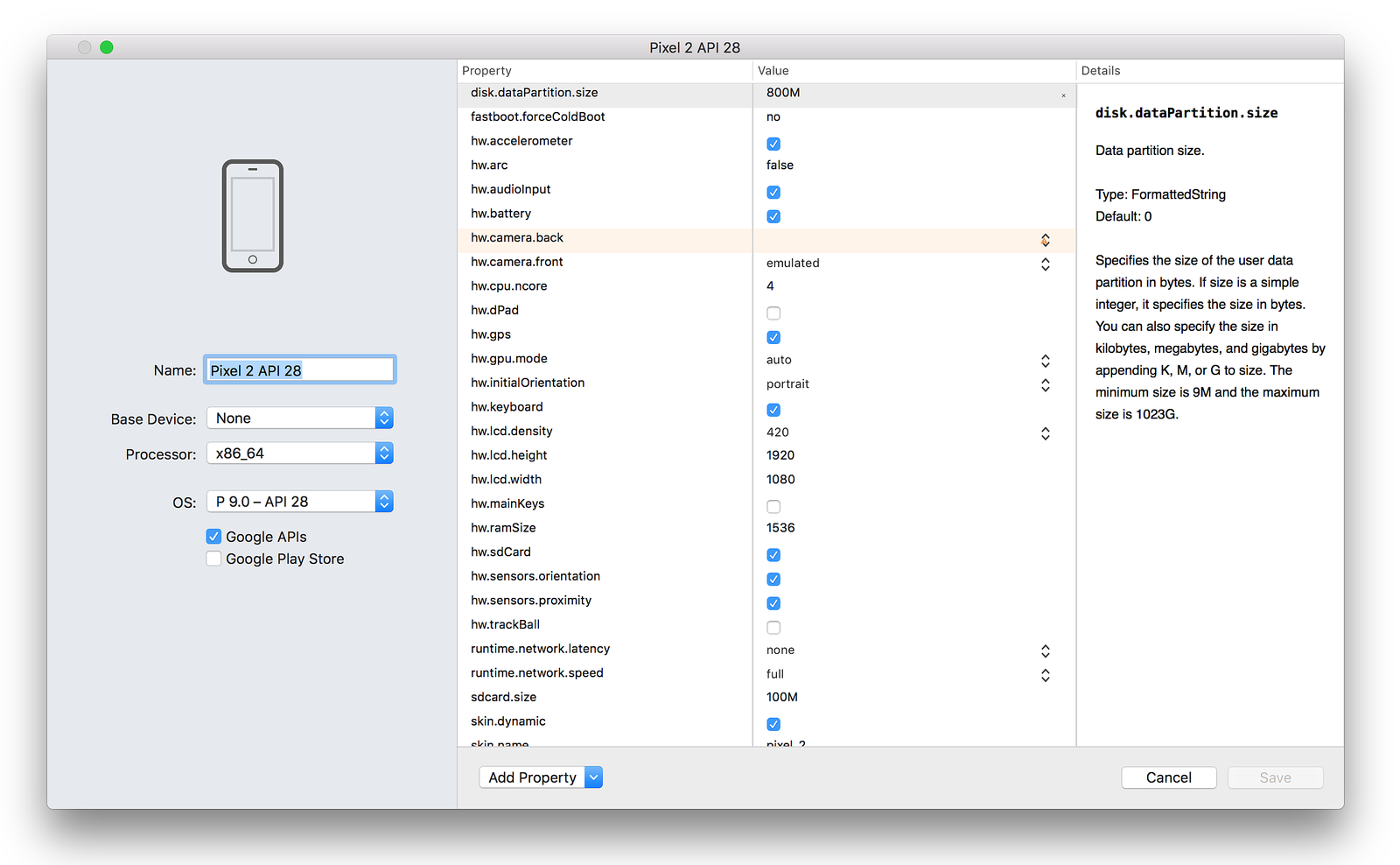 visual studio for mac create android emulator