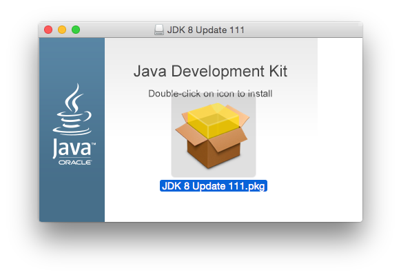 Running the JDK installer on macOS