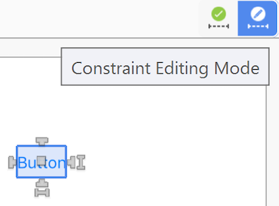 Constraint editing mode button