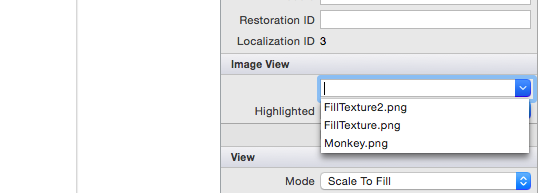 Setting Image View Image property to Monkey.png
