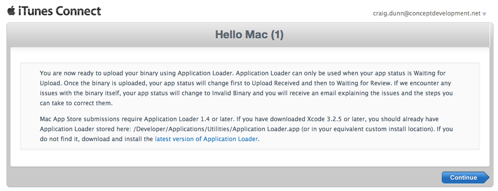 Xcode Application Loader Download