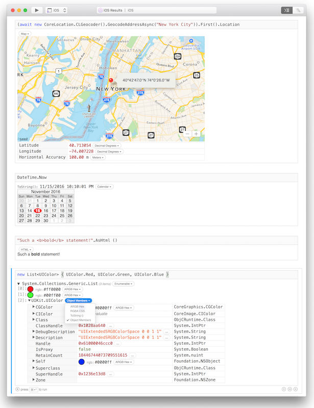 Screenshot of Object Members that shows public properties and fields.