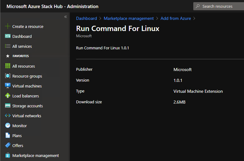 Obtención del comando run para Linux