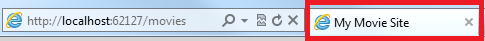 The page's <title> element displayed in a browser tab