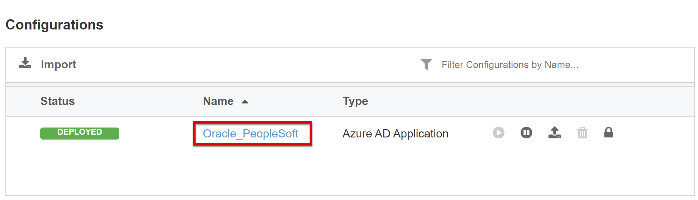 Screenshot for link for your PeopleSoft application