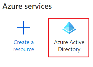 The Azure Active Directory button