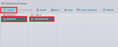 Screenshot of a user uploading a file.