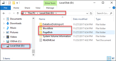 Captura de pantalla que muestra el contenido de Data Box Disk desbloqueado.