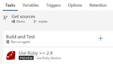 Uso de la tarea Ruby