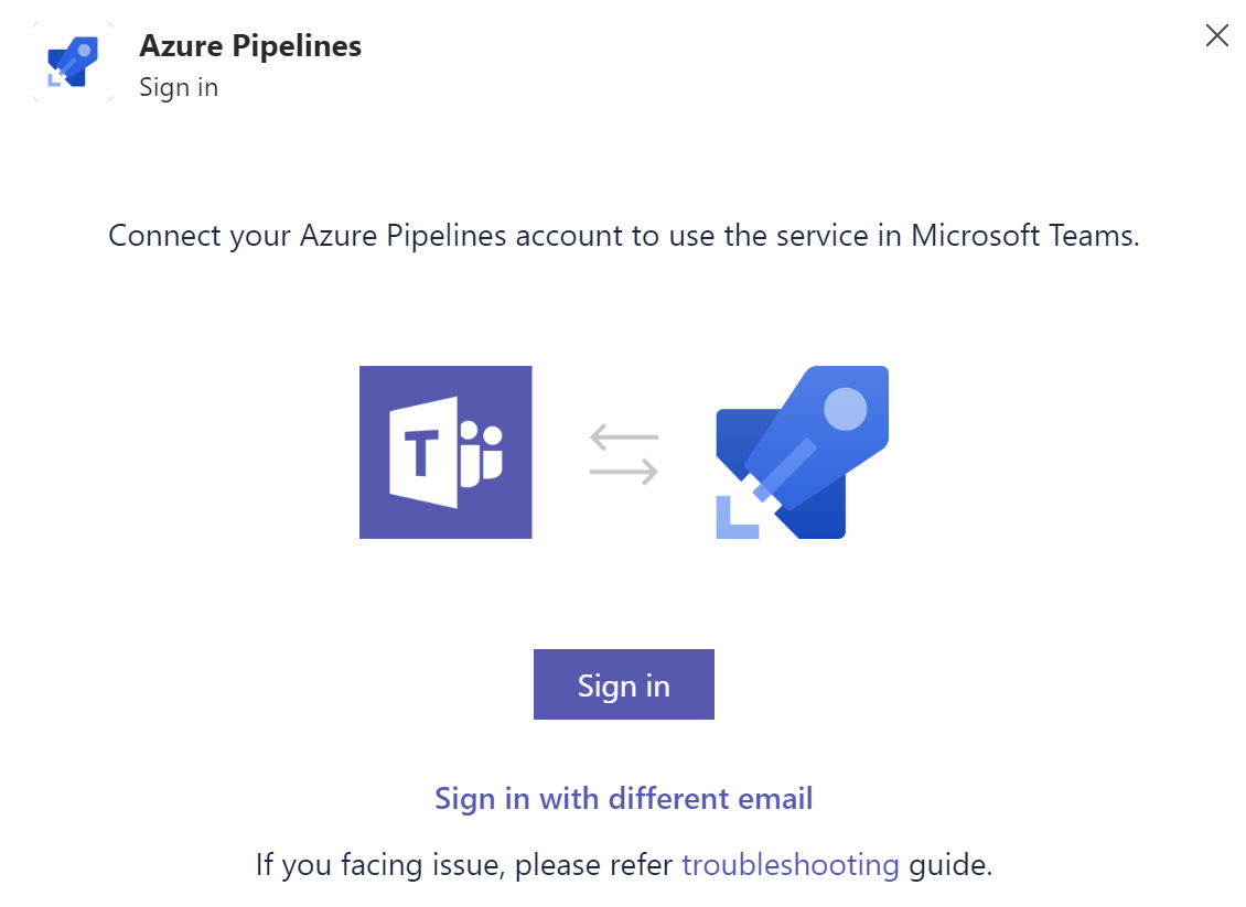 Multi tenant support for Azure Boards, Repos and Pipelines app in Microsoft Teams.