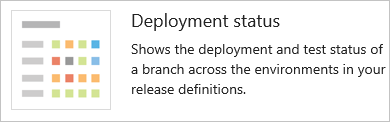 Deployment status widget