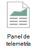 Este icono representa el panel de telemetría de Office.