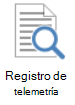 Este icono representa el registro de telemetría de Office.