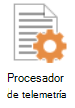 Este icono representa el procesador de telemetría de Office.